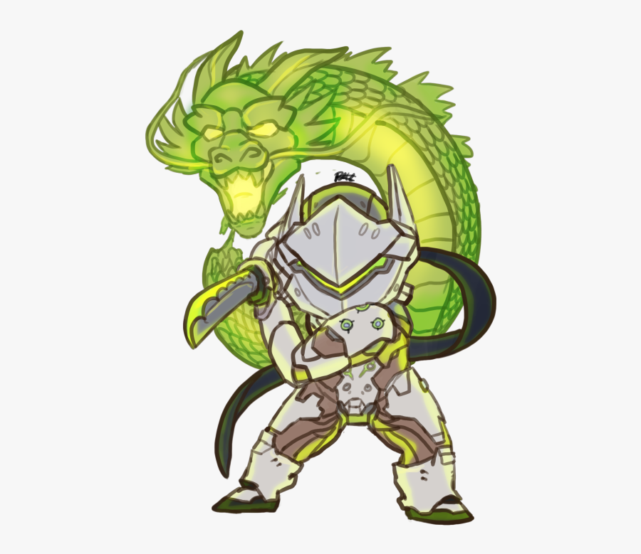 Genji Dragon Png Clipart Royalty Free Download - Dragons Overwatch Genji's Dragon, Transparent Clipart