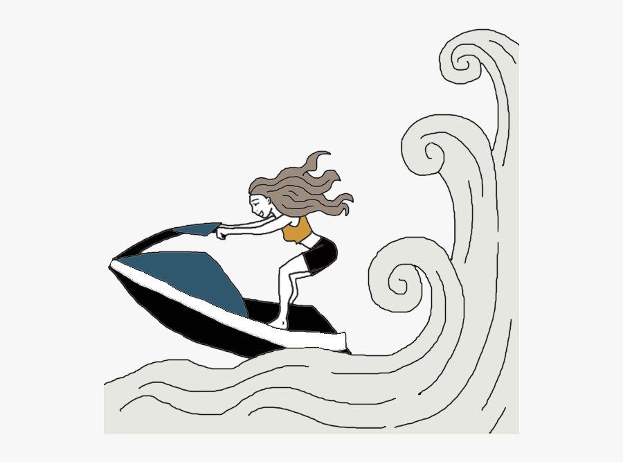 Jetski Dream Dictionary Interpret Now - Jetskis Moving In Water, Transparent Clipart
