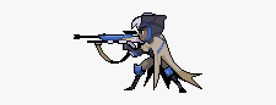 Overwatch Ana Pixel Spray, Transparent Clipart