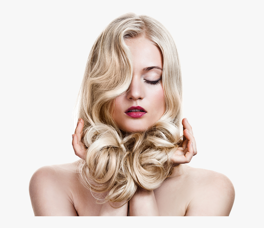 Transparent Hair Stylist Png - Blonde Hair Model Png, Transparent Clipart