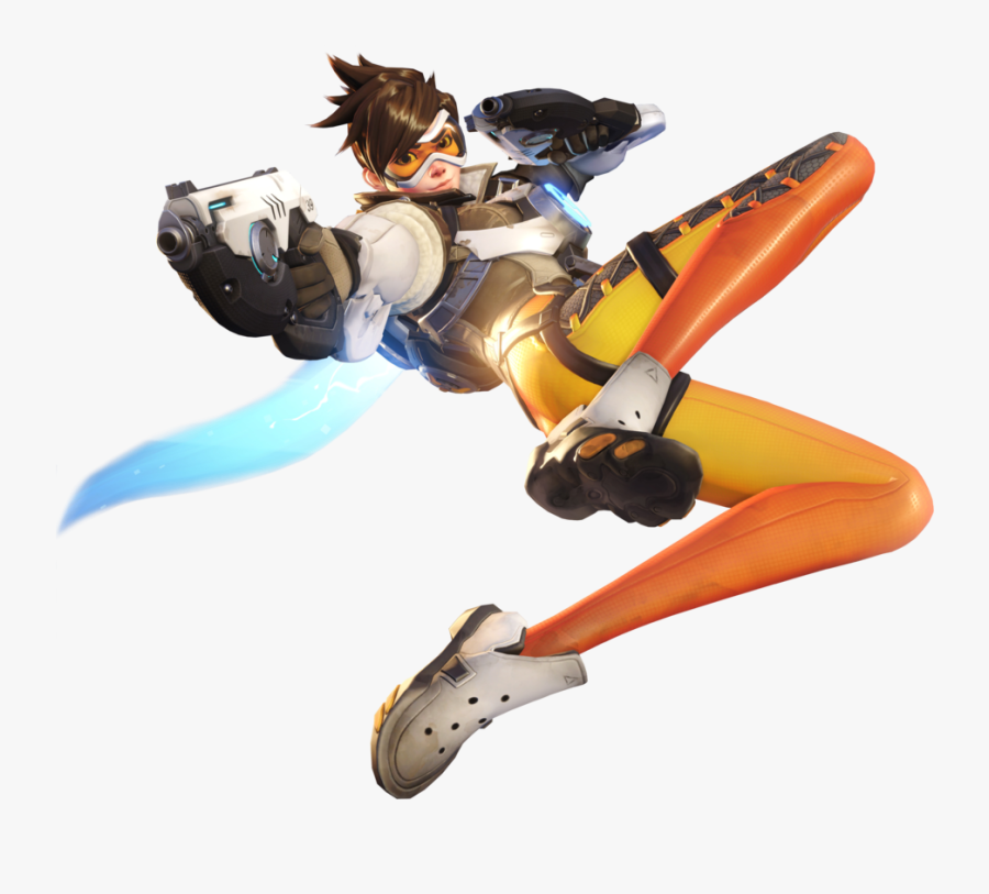 Transparent Overwatch Clipart - Tracer Overwatch Transparent, Transparent Clipart