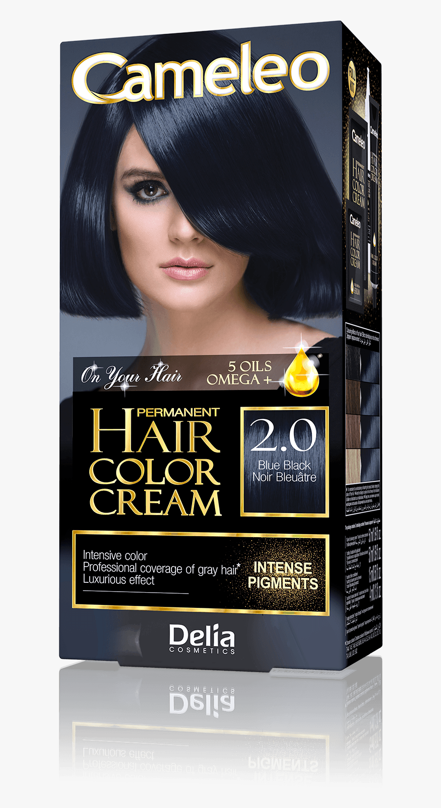 Clip Art Jilliene Designing Codes For - Blue Black Effect Hair, Transparent Clipart