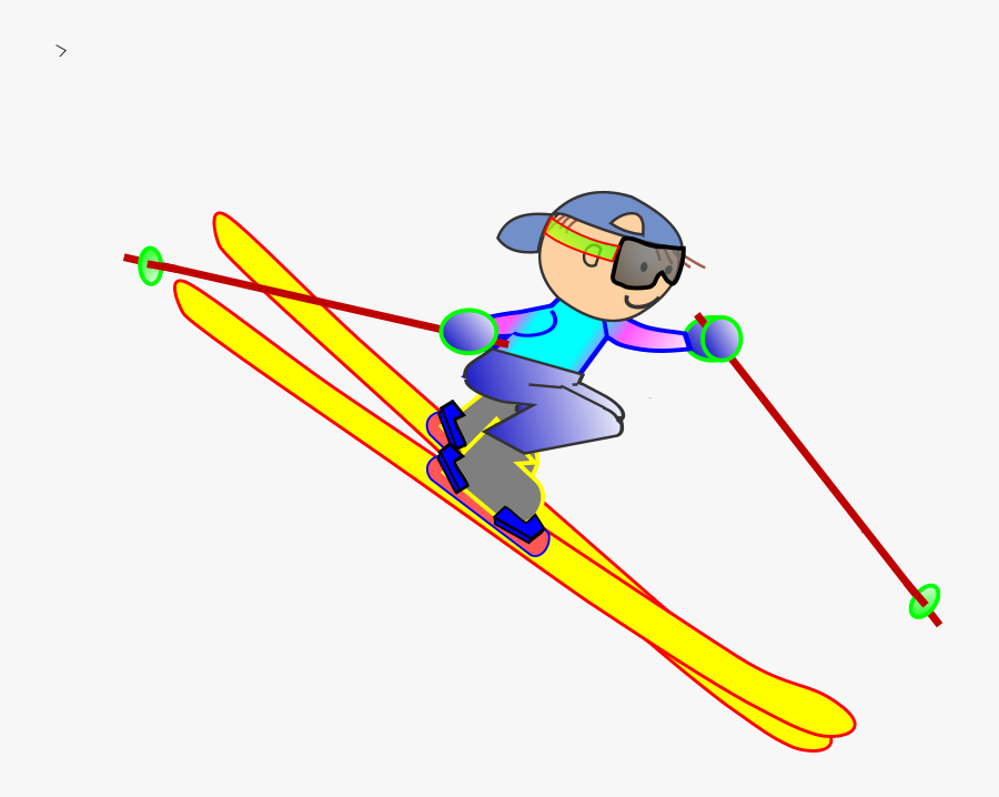 Ski Clipart Slalom Skiing - Skier Clip Art Free, Transparent Clipart