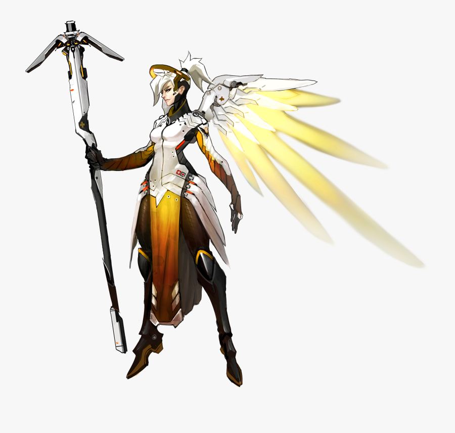 Collection Of Free Mercy Transparent Overwatch Character - Overwatch Concept Art Mercy, Transparent Clipart