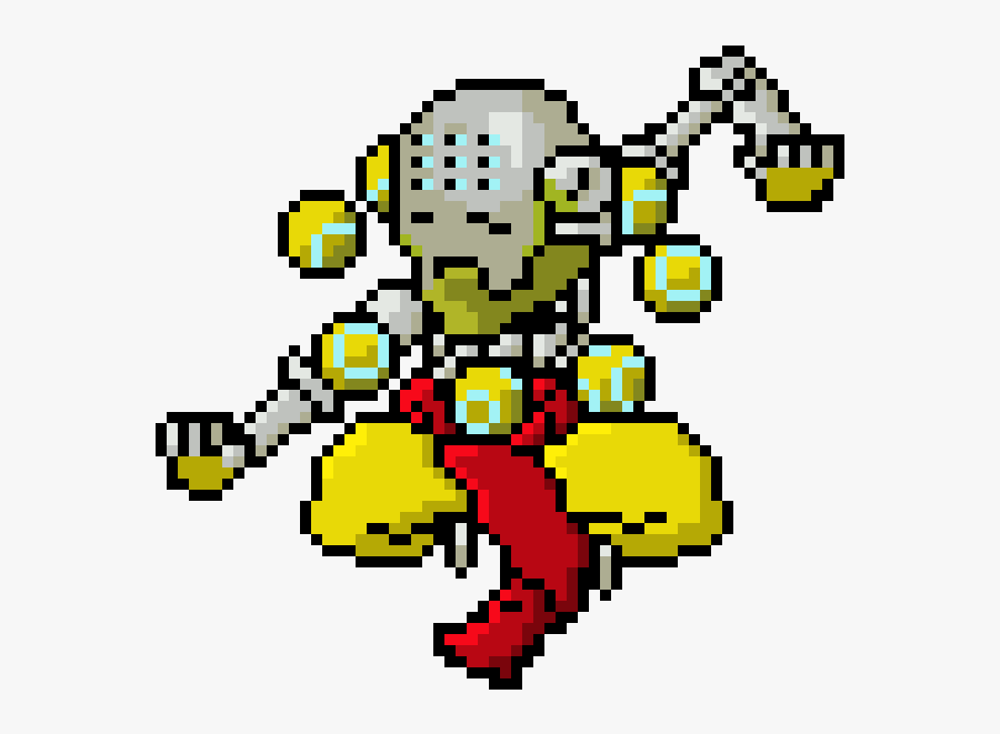 And9gcqh Mwt Pixel Art Overwatch @koolgadgetz - Overwatch Zenyatta Pixel Spray, Transparent Clipart