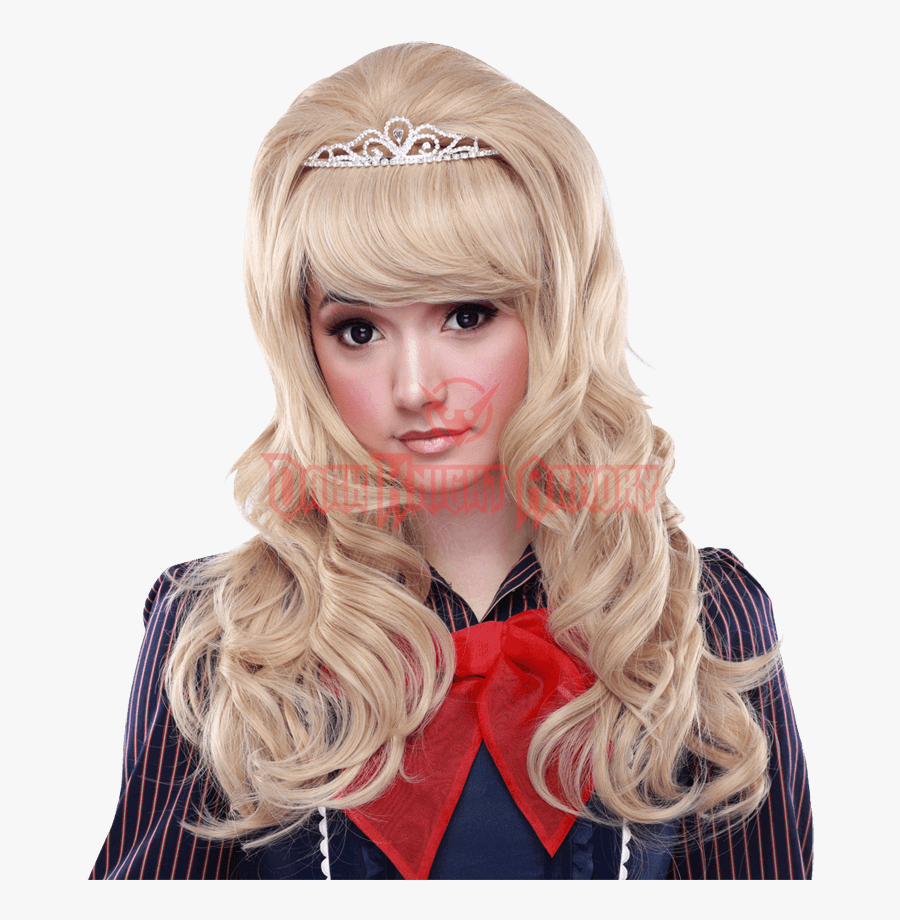 Blonde Wig Png - Wig, Transparent Clipart