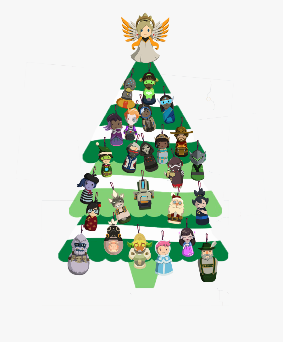 Overwatch Christmas Decorations Clipart , Png Download - Christmas Tree, Transparent Clipart