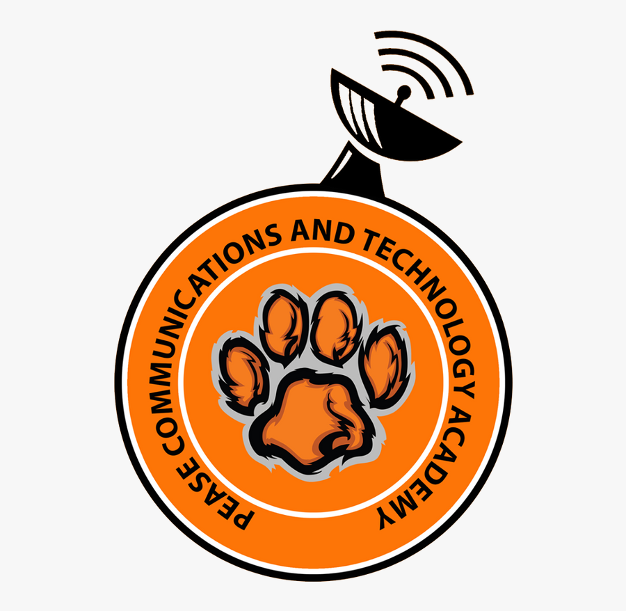 Pease Communications And Technology Academy Provides - Black And White Wildcat Clipart, Transparent Clipart