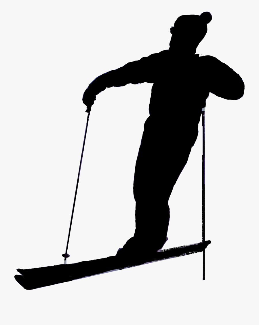 Transparent Skiing Clipart - Skier Turns, Transparent Clipart