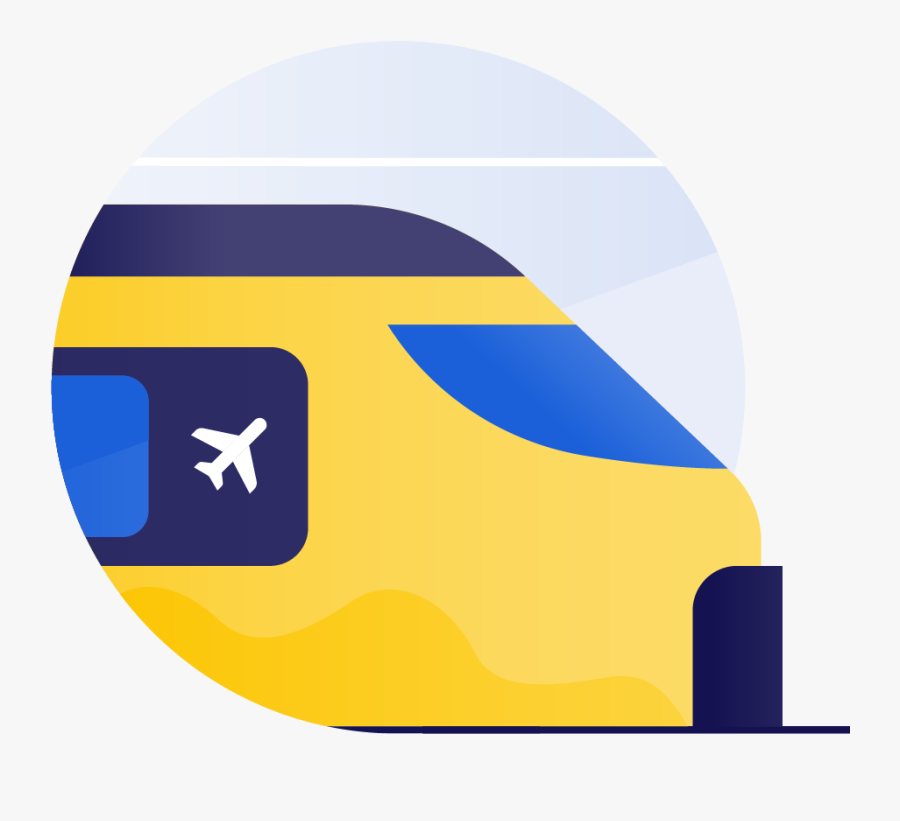 Take The Train - Openbaar Vervoer Naar Schiphol, Transparent Clipart