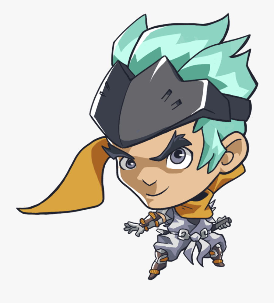 Overwatch Sprays Png - Overwatch Genji Cute Spray, Transparent Clipart