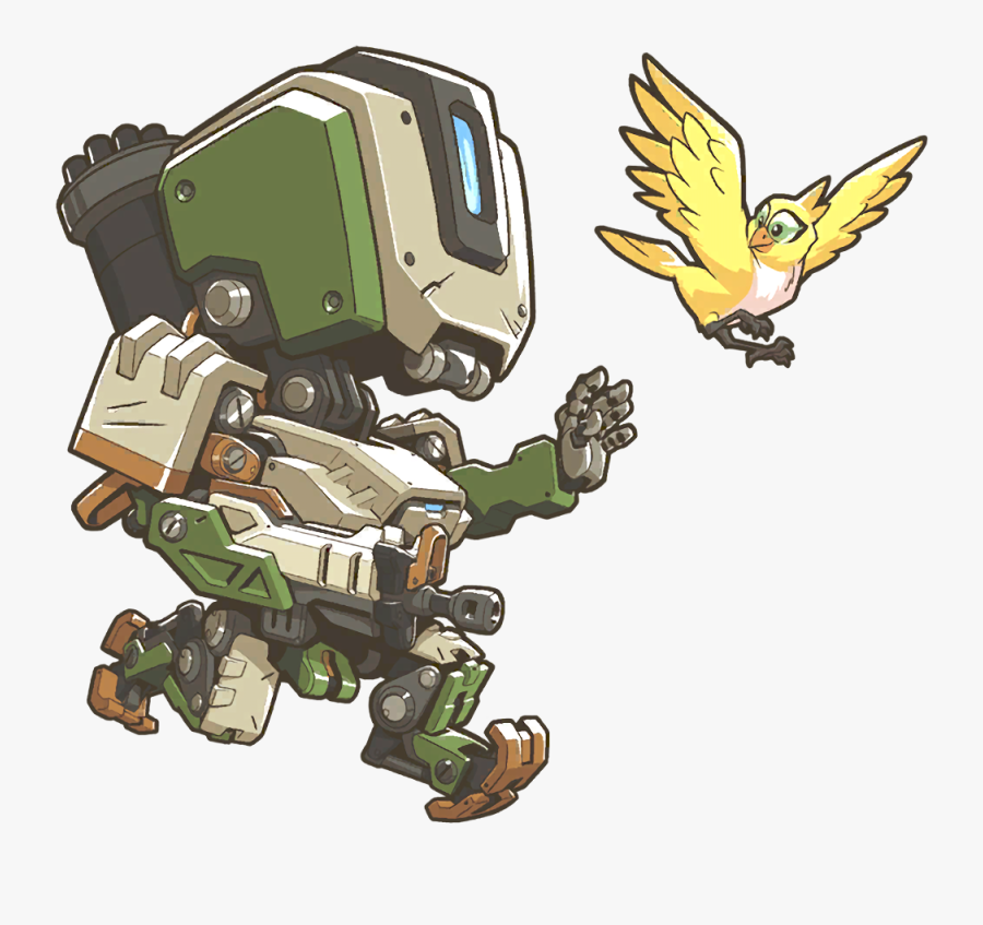 Bastion Overwatch Wiki - Overwatch Bastion Cute Spray, Transparent Clipart