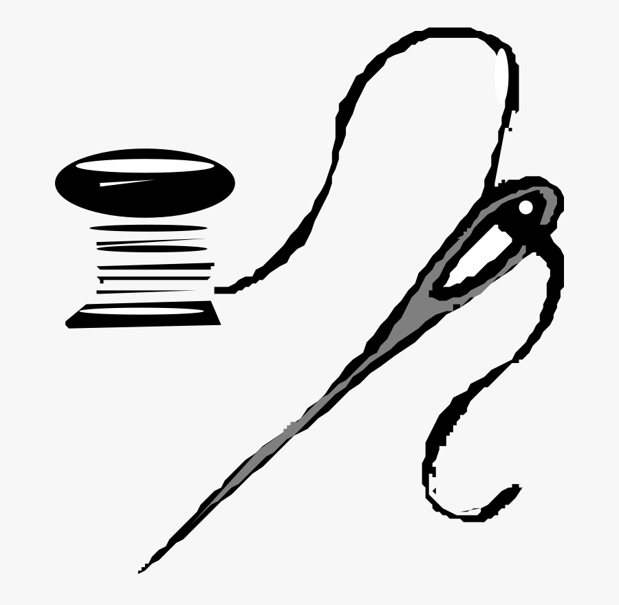 Thread And Needle - Needle And Thread Clip Art, Transparent Clipart