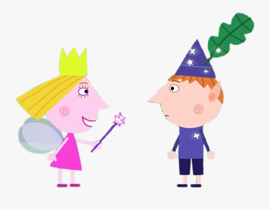 Holly Putting Spell On Ben - Holly And Ben Png, Transparent Clipart