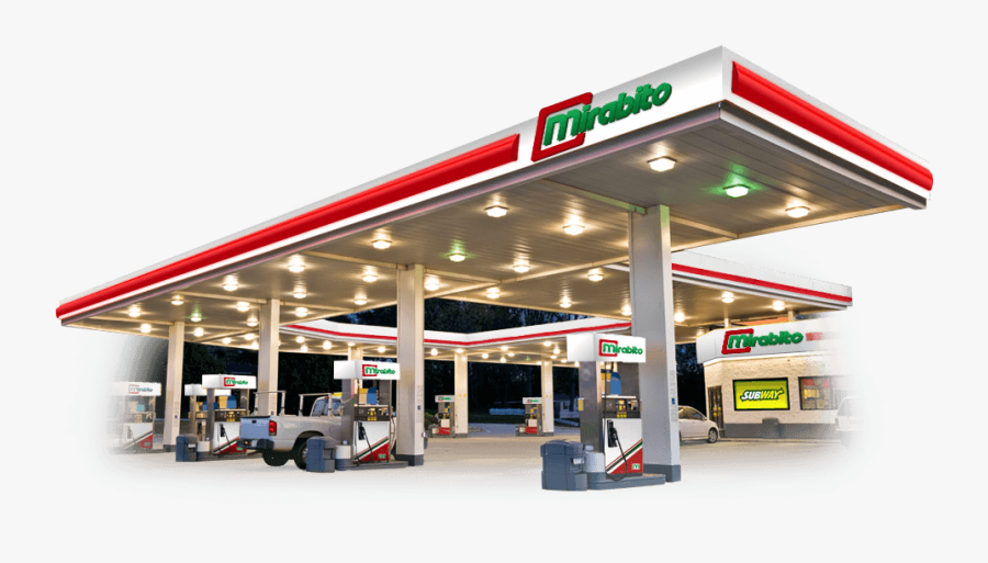 Mirabito Gas Station, Transparent Clipart