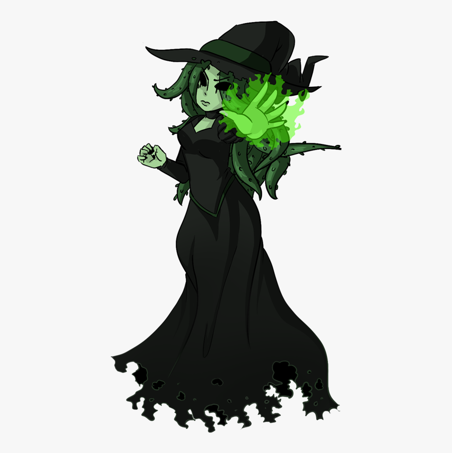 Spell Clipart - Cartoon Scary Witch, Transparent Clipart