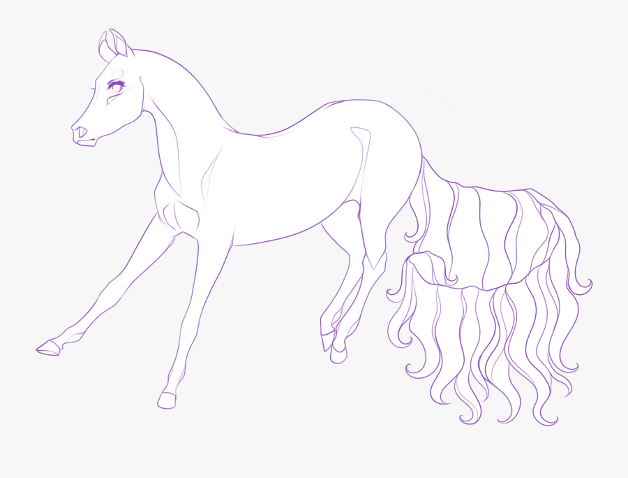 Unicorn Tail Long Spell By Crystaluniicorn Unicorn, Transparent Clipart
