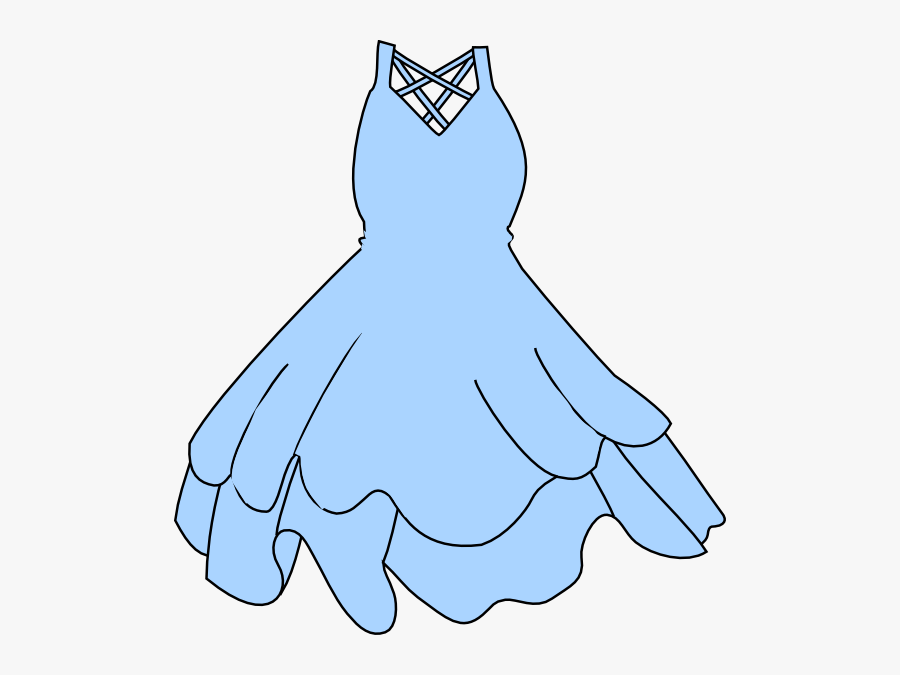 Light Blue Dress Clipart, Transparent Clipart