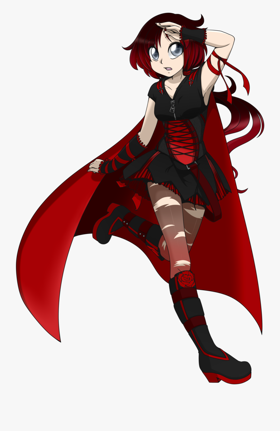Transparent Ruby Rose Png - Ruby Rose Rwby, Transparent Clipart