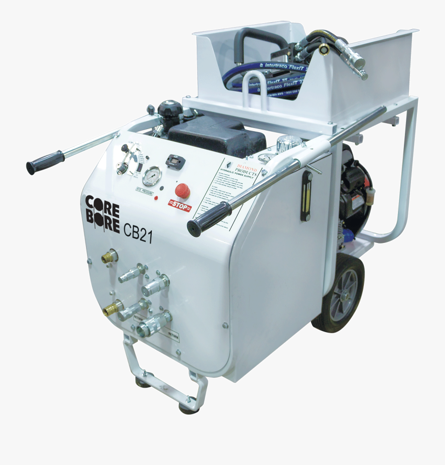 Cb21hxl Gas Powered Hydraulic Pump Unit - Core Bore Hydraulic Power Unit, Transparent Clipart