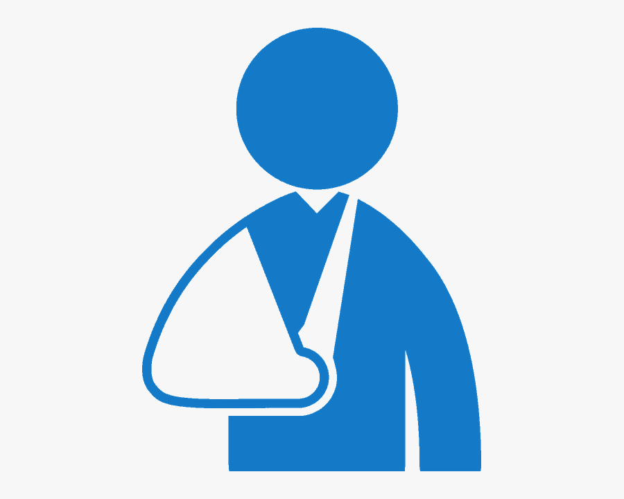 Broken Arm Work Accident Victim Question - Health Insurance Symbol Png, Transparent Clipart