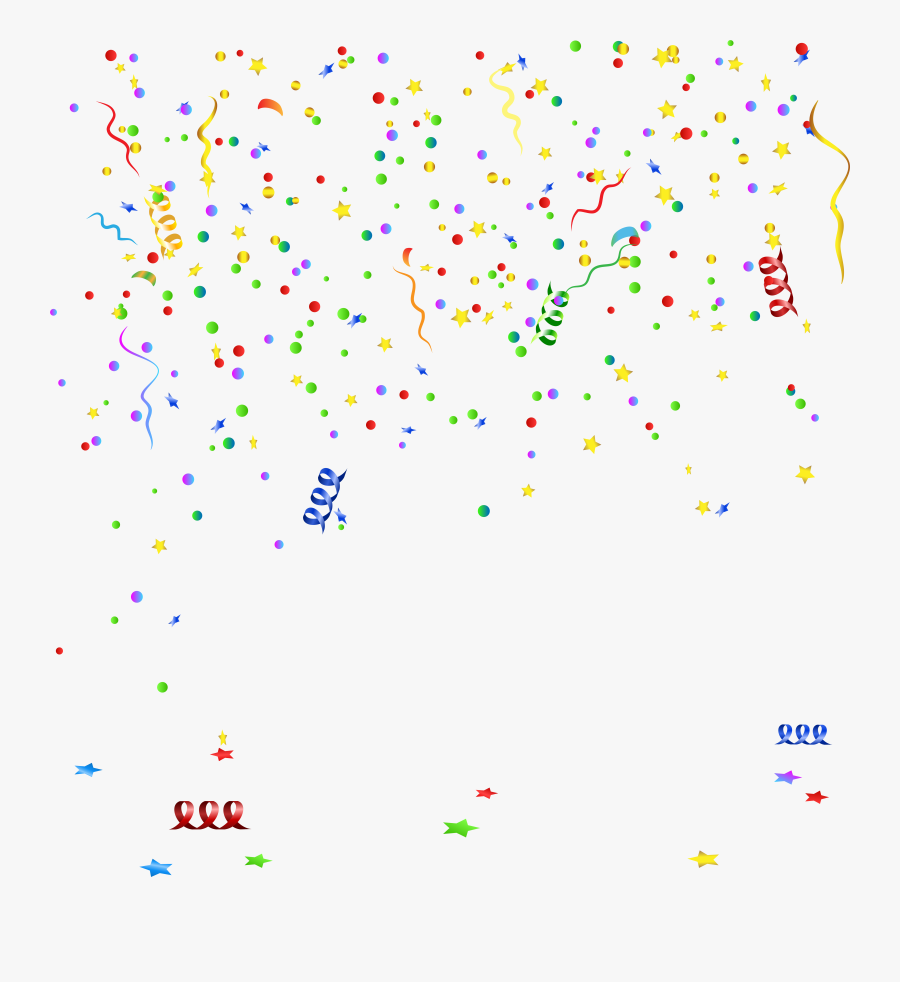 Birthday Cliparts Png Confetti, Transparent Clipart