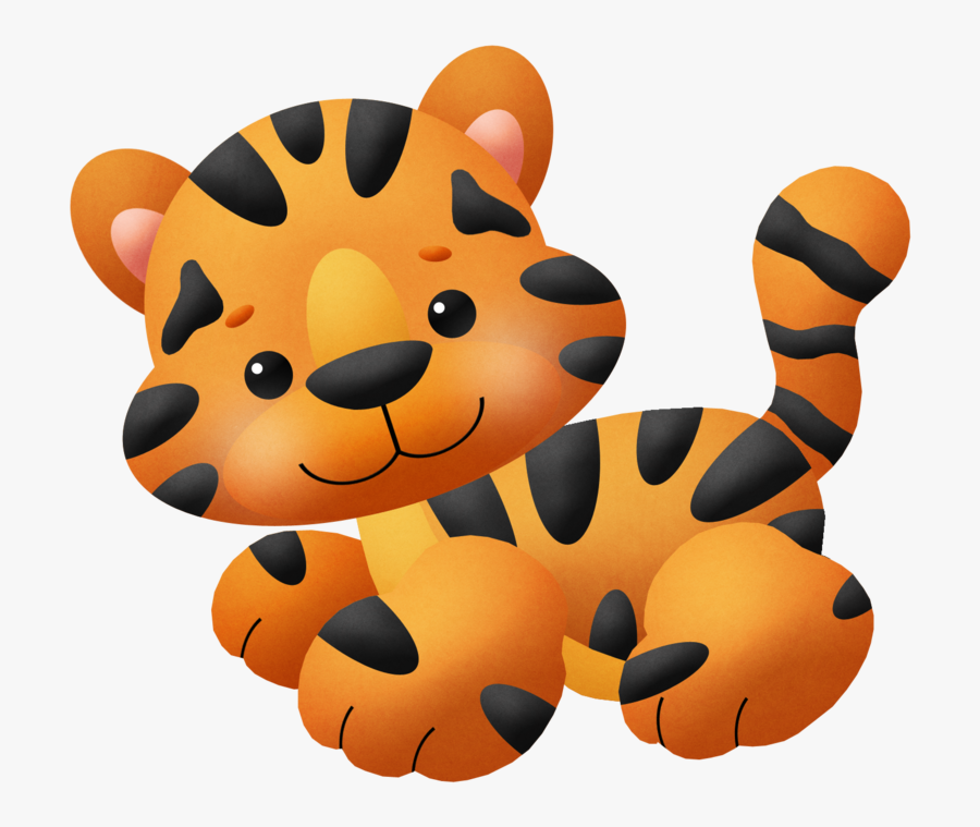 Transparent Baby Tiger Png - Baby Jungle Animals Cliparts, Transparent Clipart