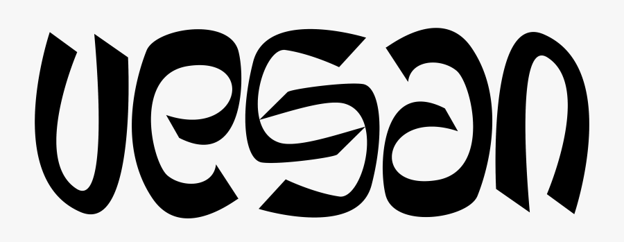 Transparent Background Word Vegan, Transparent Clipart
