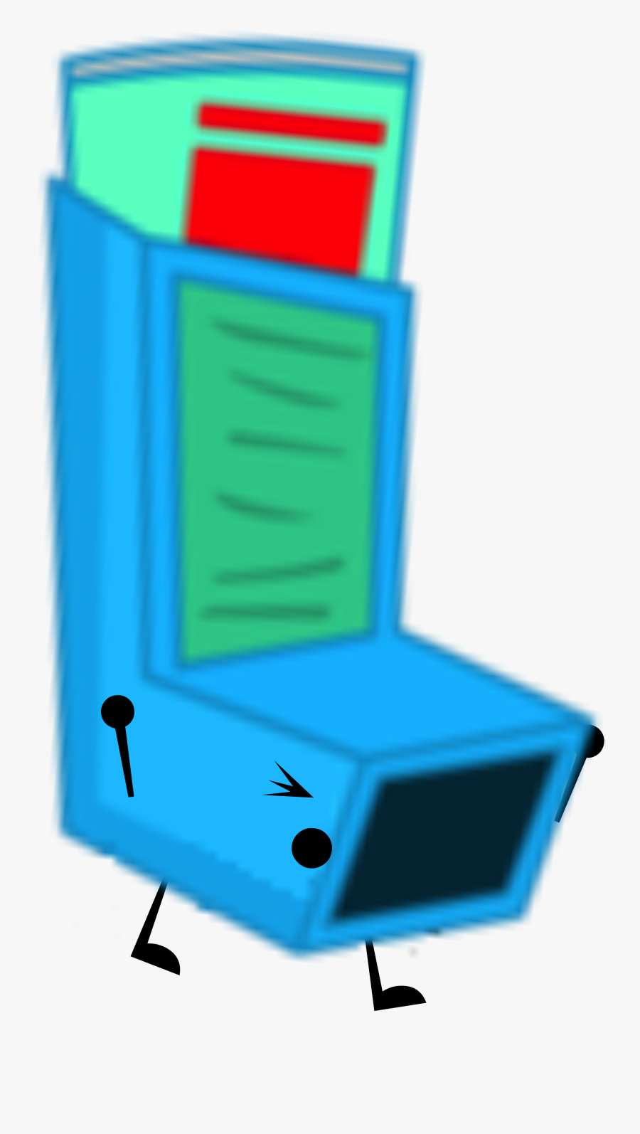 Transparent Asthma Inhaler Clipart - Bfdi Inhaler, Transparent Clipart