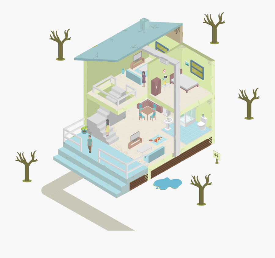 House, Transparent Clipart