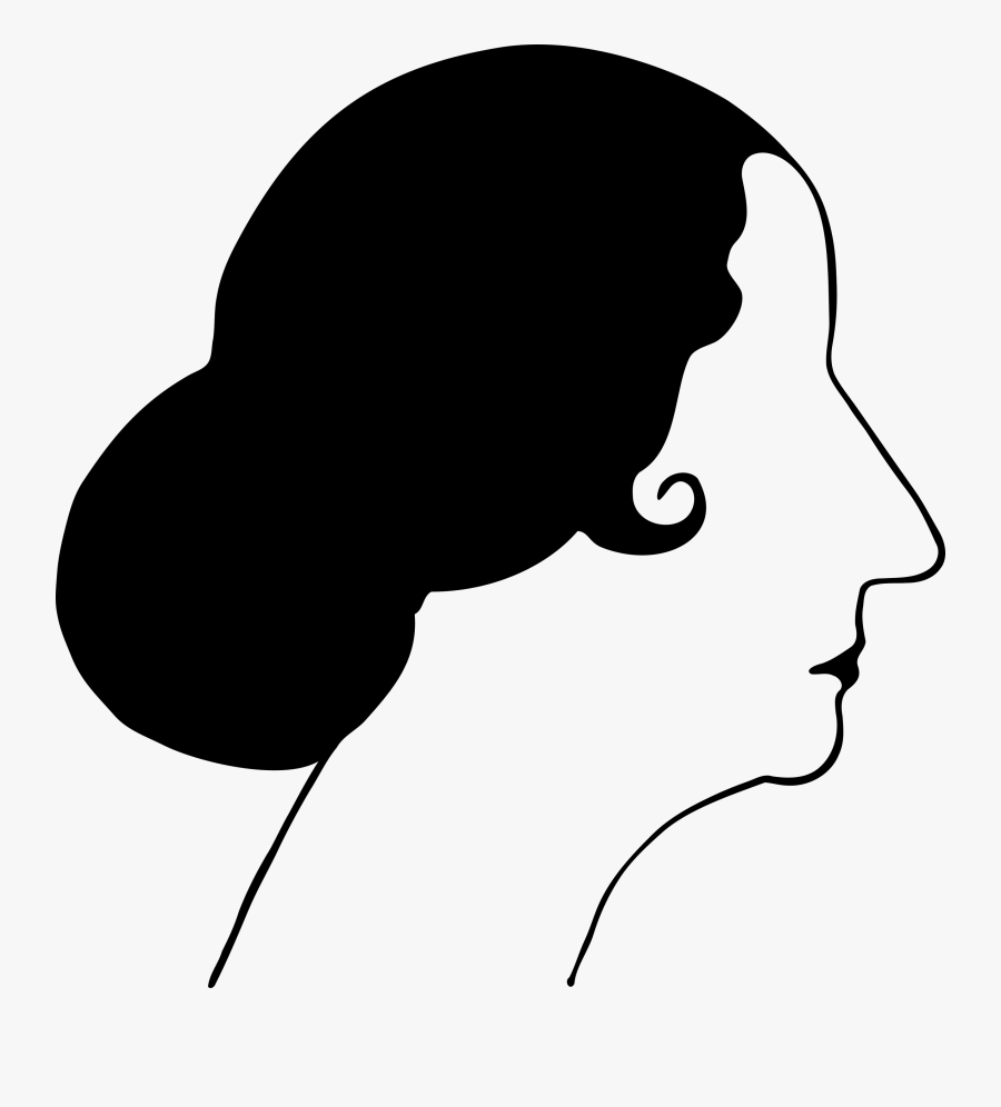 1920s Flapper Roaring Twenties Clip Art - Woman Face Vector Png, Transparent Clipart