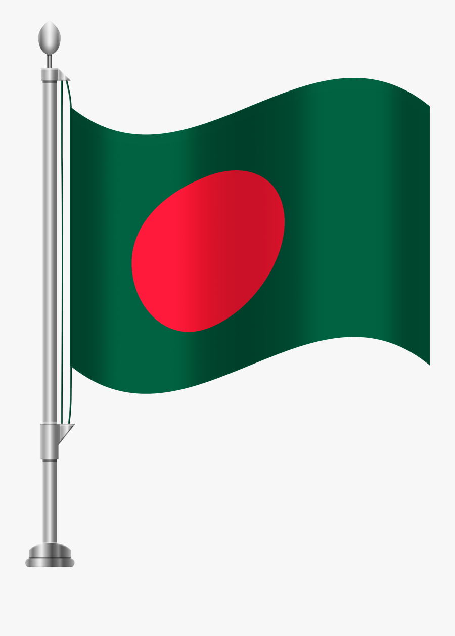 Clip Art Flag Of Bangladesh, Transparent Clipart