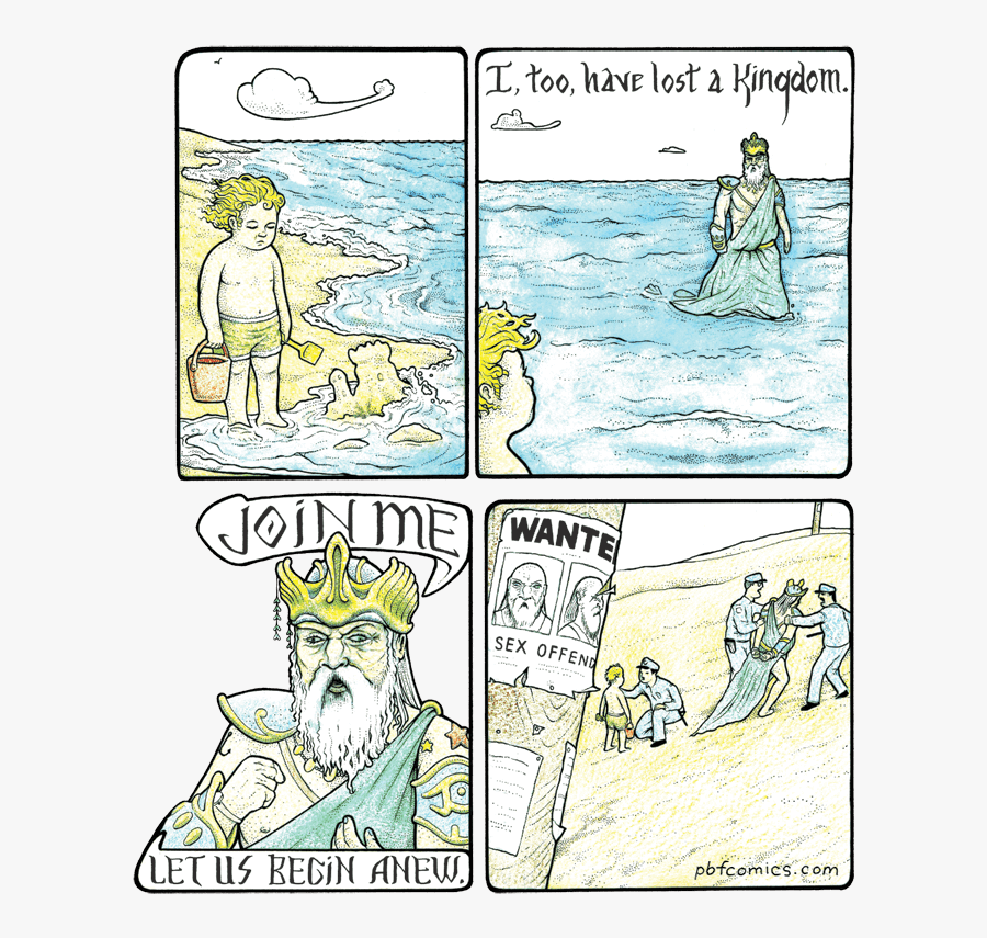 Clip Art Perry Bible Fellowship Poseidon - Poseidon Pedophile Comic, Transparent Clipart