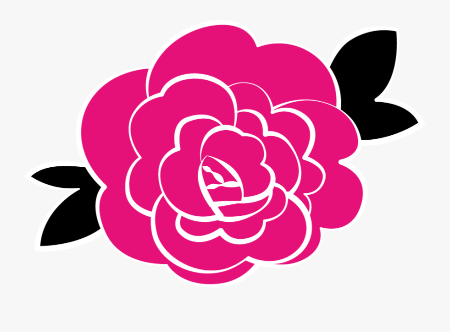 Flapper Girl Retro Party Icon Free Images - Transparent Camellia Png Clip Art, Transparent Clipart