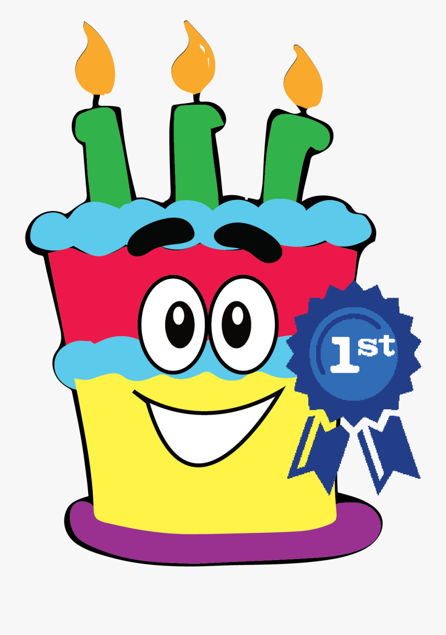 Cartoon Birthday Cake Donation, Transparent Clipart