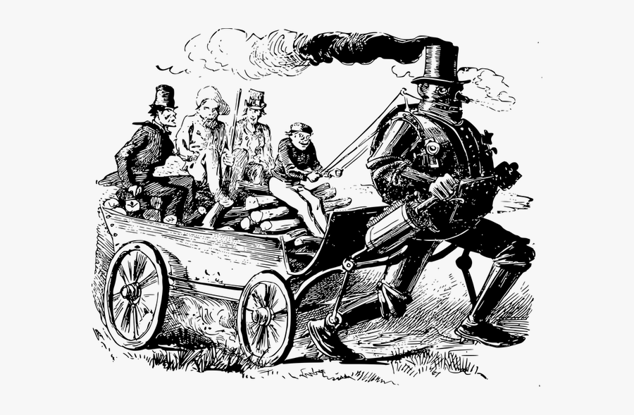 Steam Man, Transparent Clipart