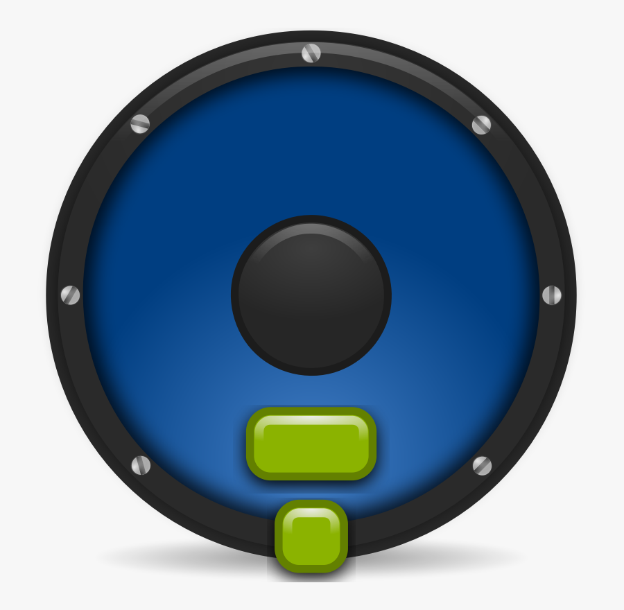 Birthday Clipart Emoticons For Facebook Smiley Balls - Transparent Png Speaker Round Png, Transparent Clipart