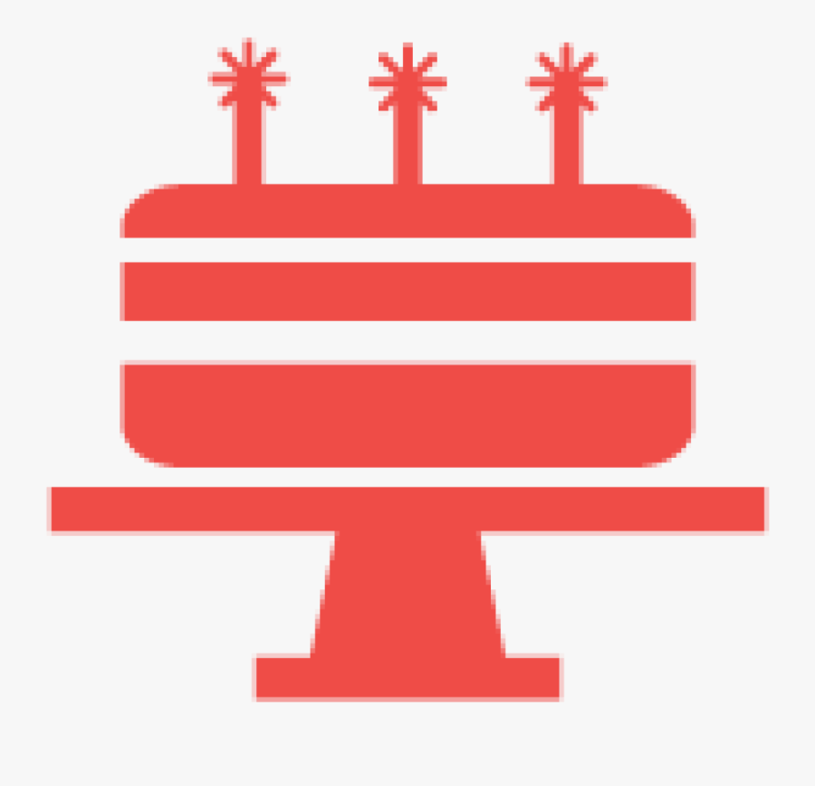 Birthday Cake Icon Png, Transparent Clipart