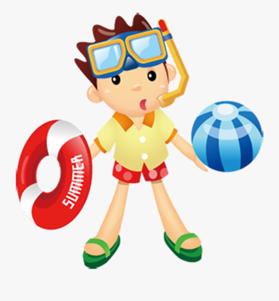 Clipart Boy Swimming - Portable Network Graphics, Transparent Clipart