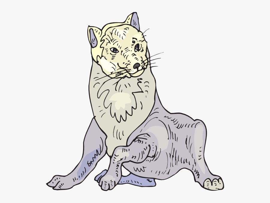 Cat Yawns, Transparent Clipart