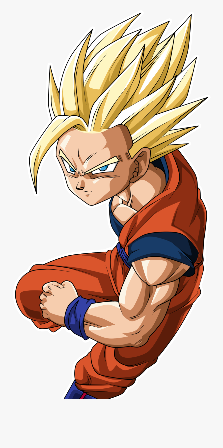 Goku Clipart Super Saiyan2 - Gohan Chan Super Saiyan, Transparent Clipart