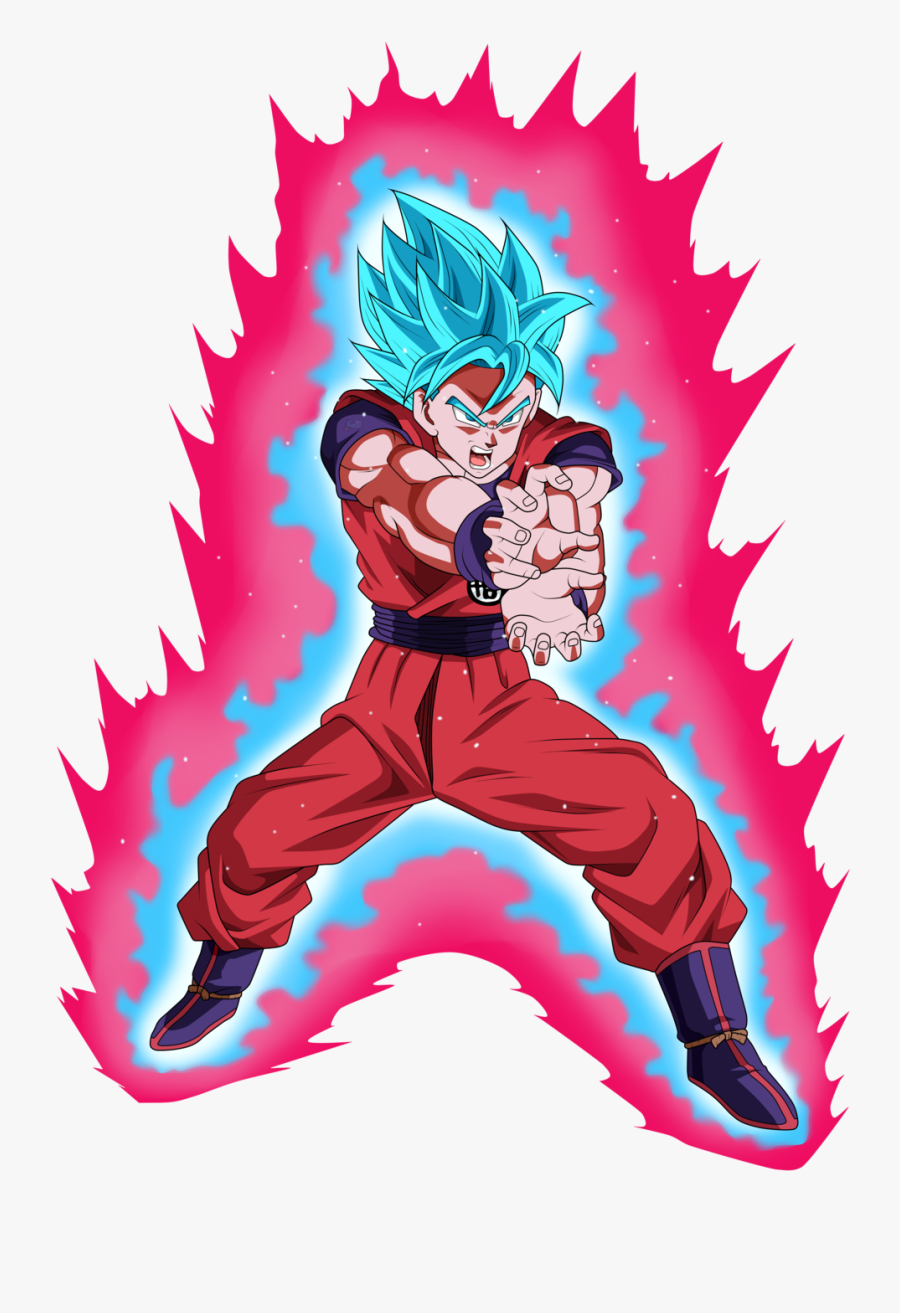 Goku Clipart Super Saiyan God - Super Sayajin Blue Kaioken, Transparent Clipart