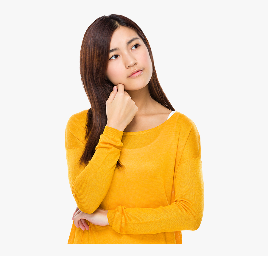 Thinking Woman Png Transparent Hd Photo - Thinking Woman Transparent Background, Transparent Clipart