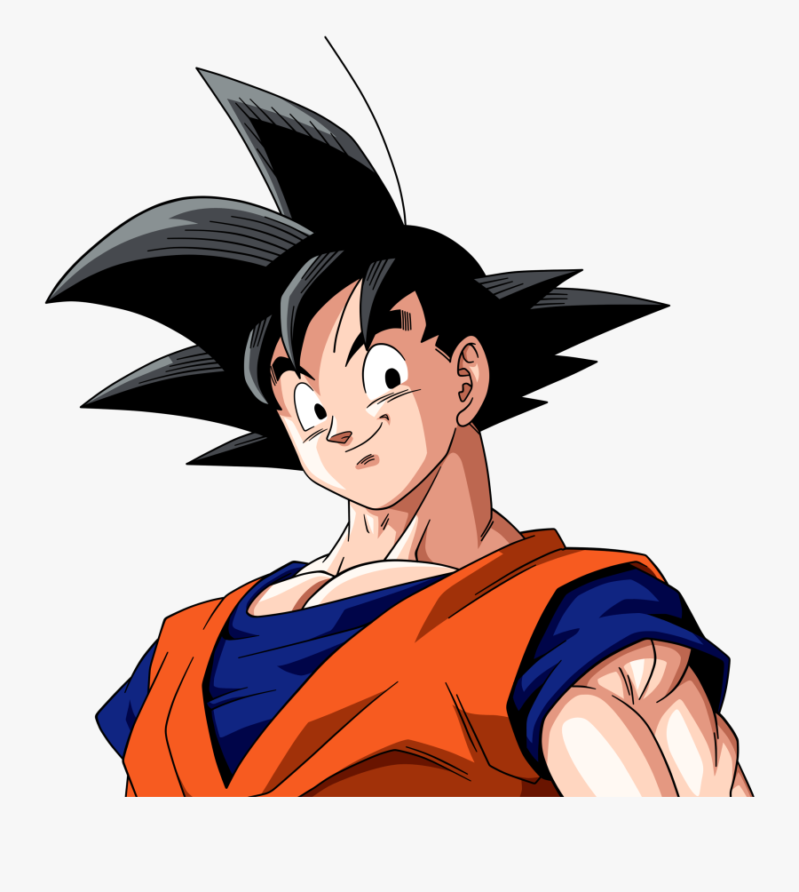 Goku Face - Anime Character Goku, Transparent Clipart