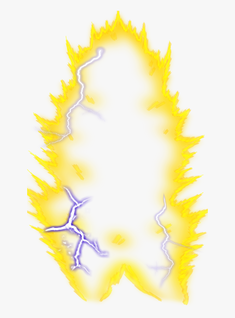 Vegeta Gotenks Saiya Aura Super Goku Clipart - Super Saiyan 2 Aura, Transparent Clipart