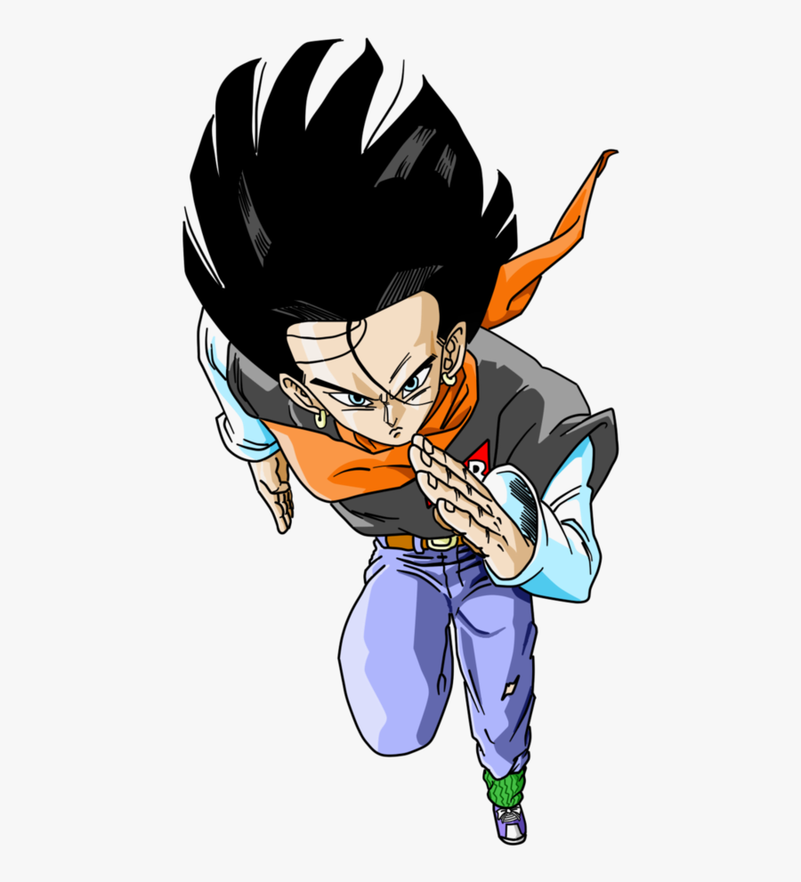 Dragon Ball Z Android 17 Png , Transparent Cartoons - Android 17, Transparent Clipart