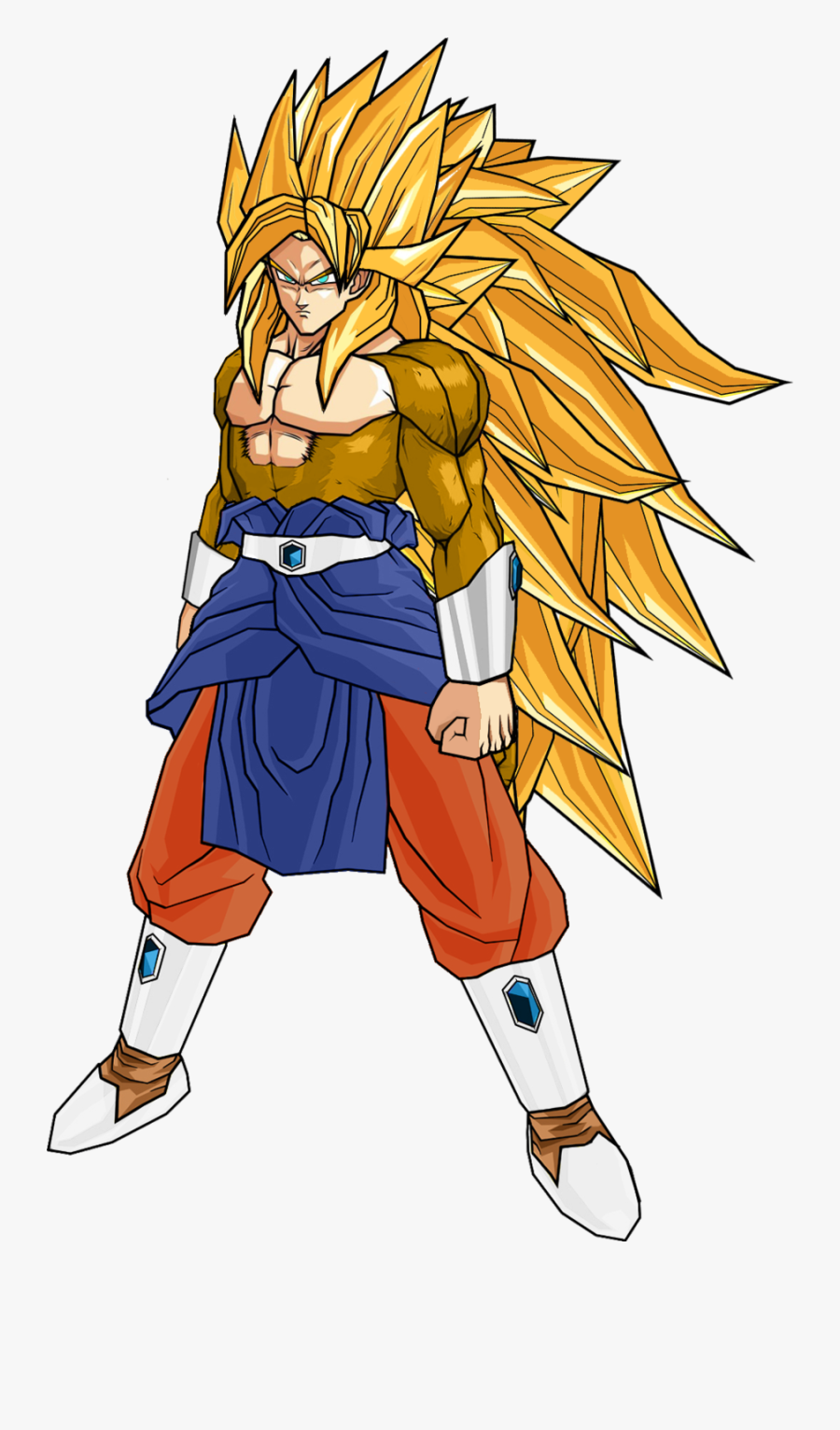 Transparent Super Saiyan Blue Goku Png - Goku Legendary Super Saiyan 4, Transparent Clipart