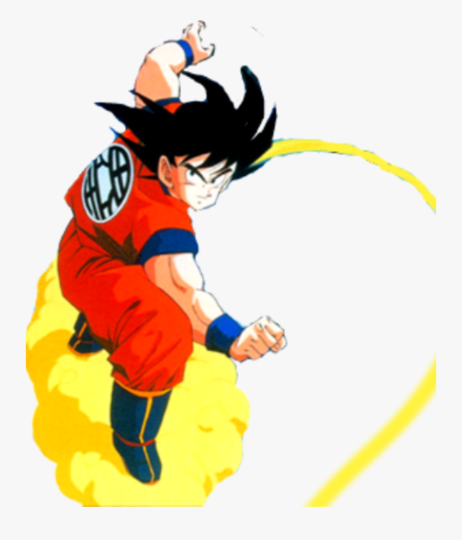 Goku Clipart Fly - Goku Flying Nimbus Png, Transparent Clipart