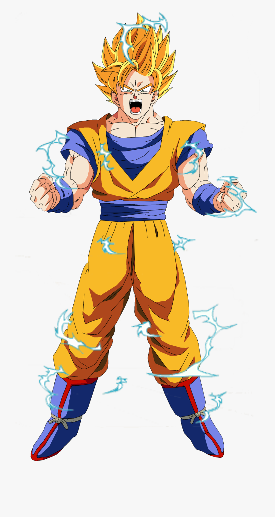 Goku Super Saiyan Live - Dragon Ball Goku Super Saiyan 2, Transparent Clipart