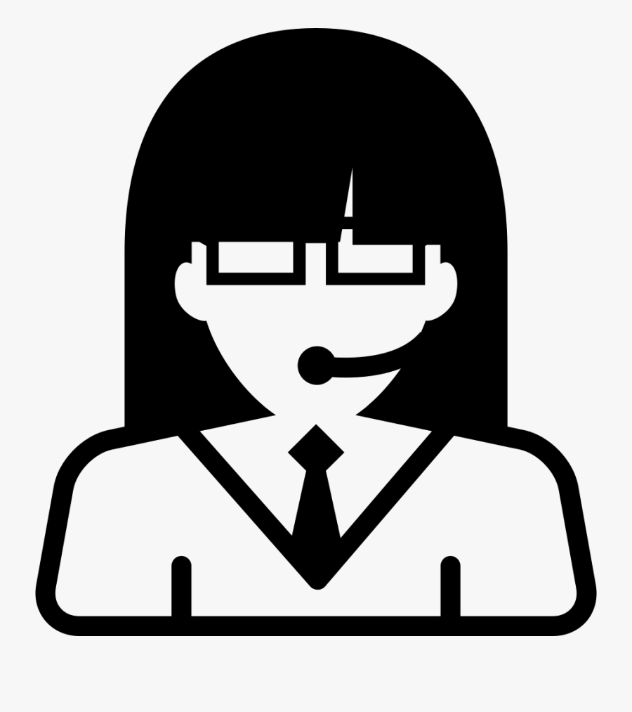 Call Center Girl Comments - Call Center Girl Icon, Transparent Clipart